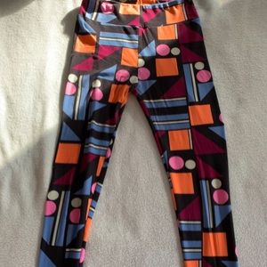 Lularoe buttery soft patterned one size leggings